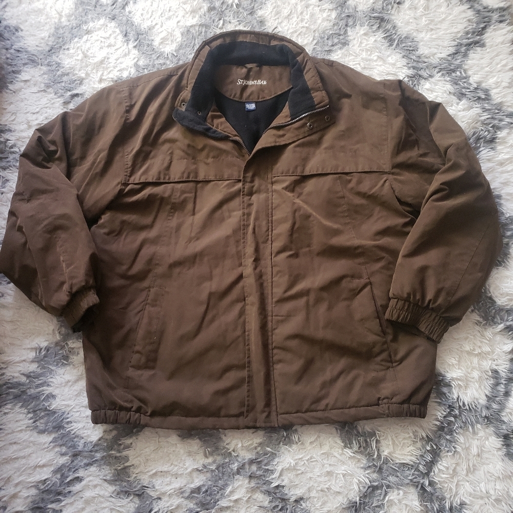 St. John's Bay Brown Jacket 2XLT